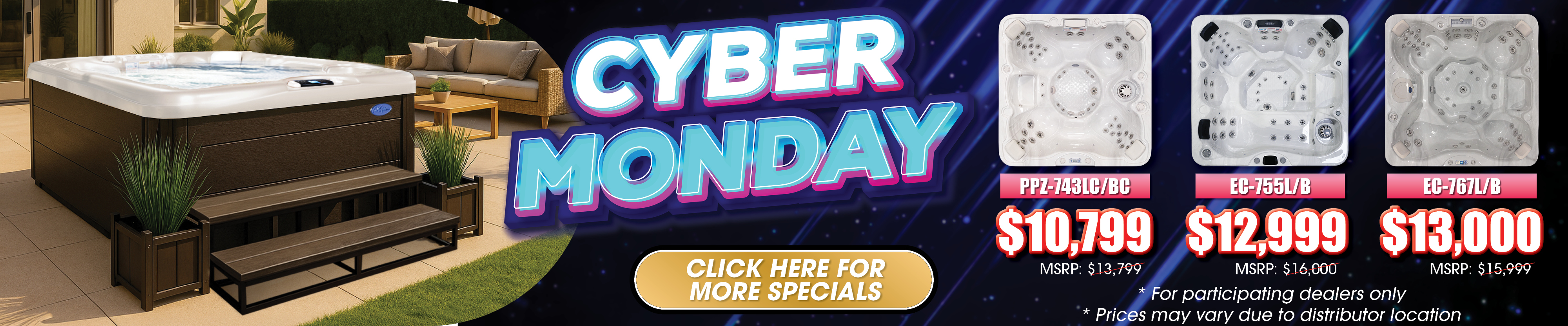 Calspas hot tub being used in a family setting - Billerica