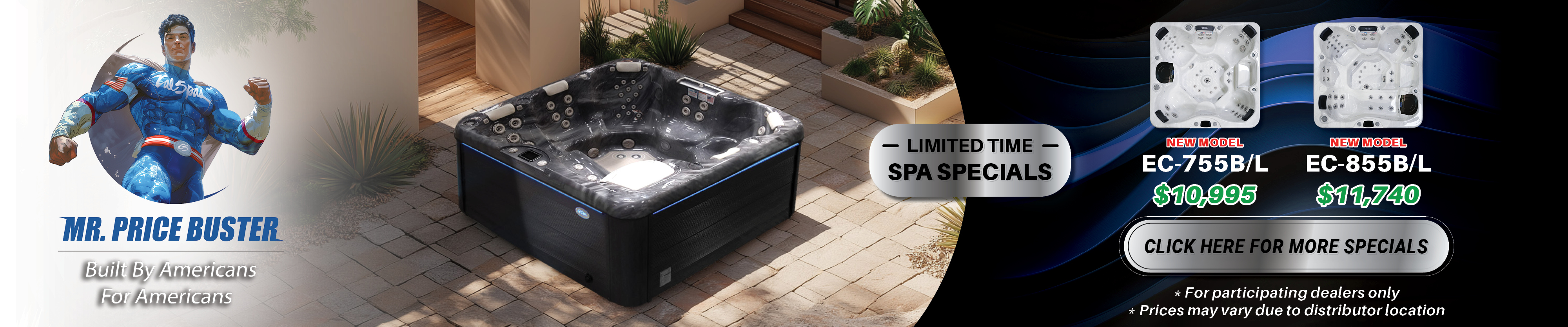 Calspas hot tub being used in a family setting - Billerica